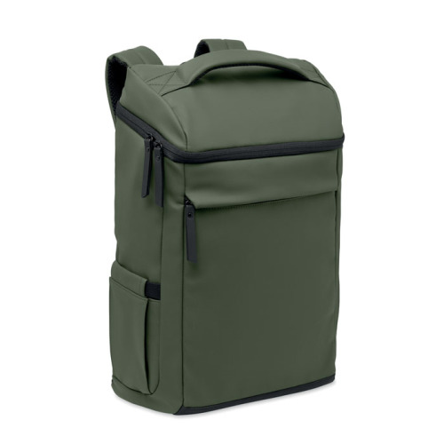 Plecak na laptopa 15" PU Ciemnozielony MO3122-60 (3)