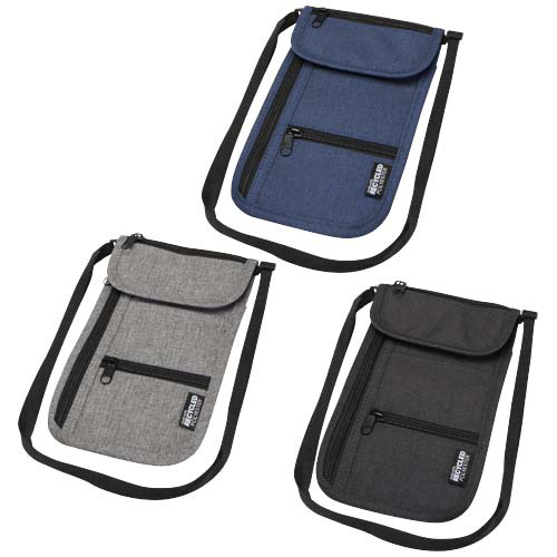 Ross inteligentna torba podróżna z certyfikatem GRS z recyklingu Melanż granatowy 13013155 (6)