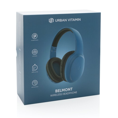 Bezprzewodowe słuchawki nauszne Urban Vitamin Belmond niebieski P329.765 (11)