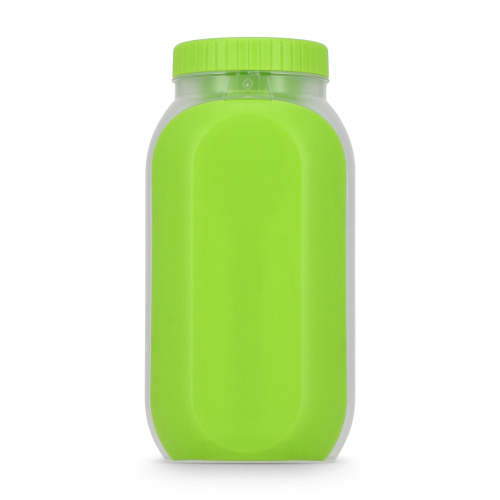 Pudełko na lunch z przegródką na sos, z łyżką i widelcem Jasnozielony LT90427-N0032 (5)
