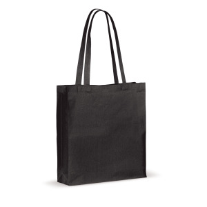 Torba na ramię bawelna OEKO-TEX® 140g/m² 38x10x42cm Czarny