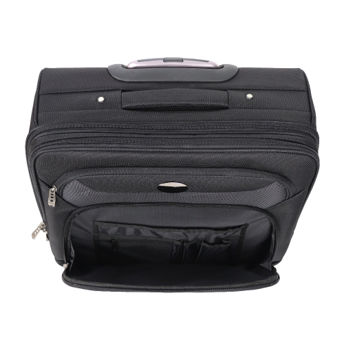 Walizka, torba podróżna na kółkach, torba na laptopa czarny V8995-03 (7)
