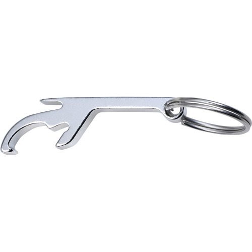 Brelok do kluczy, otwieracz do butelek i otwieracz do puszek Srebrny V0639-32 (5)