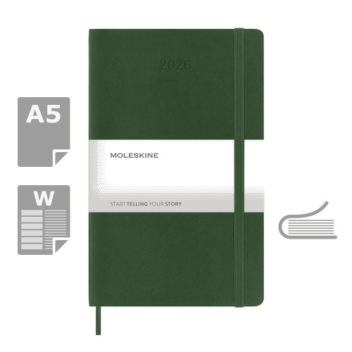 Kalendarz MOLESKINE Khaki VM398-25/2026 