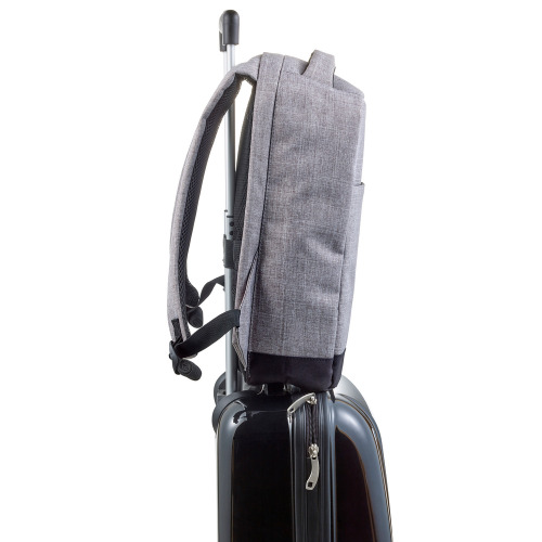 Plecak na laptopa 13", chroniący przed kieszonkowcami Szary V0610-19 (9)