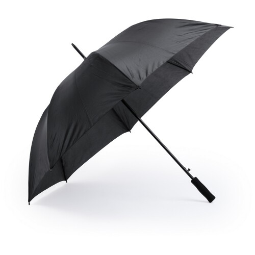 Duży wiatroodporny parasol automatyczny czarny V0721-03 