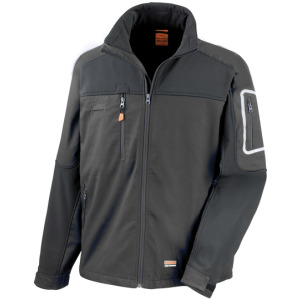 Kurtka Softshell Wodoodporna Oddychająca - Navy & Black