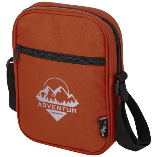 Byron torba na ramię o pojemności 2 l wykonana z materiałów z recyklingu z certyfikatem GRS Brick 13005332 (1)