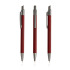 Długopis Soft Touch z recyklingowanego aluminium / Peralu Dark Red IP13159453  thumbnail