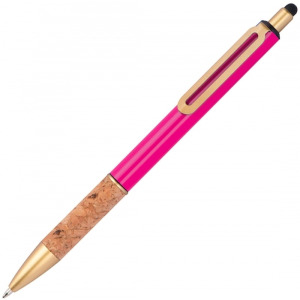 Długopis metalowy touch pen CAPRI Różowy