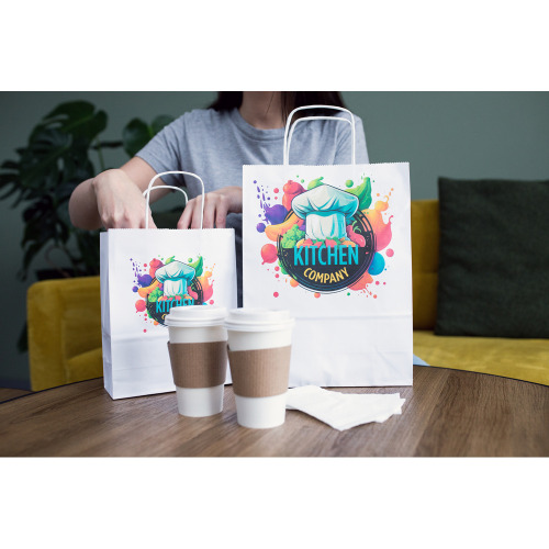 Torba papierowa A4 | Dialla B Biały V0004-02 (11)