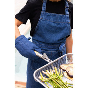 ARON RĘKAWICA DENIM, NIEBIESKI