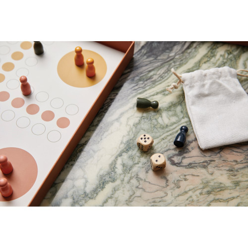 Gra planszowa "Chińczyk" VINGA Ludo Brązowy VG098-03 (8)