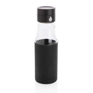 Butelka monitorująca ilość wypitej wody 650 ml Ukiyo czarny