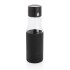 Butelka monitorująca ilość wypitej wody 650 ml Ukiyo czarny P436.721  thumbnail
