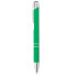 Długopis z gumowym wykończenie zielony MO8857-09  thumbnail