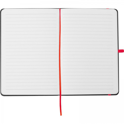 Notatnik A5 w linie SILKE Czerwony 2386705 (6)