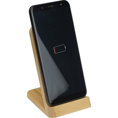 Stojak na telefon z ładowarką indukcyjną GALWAY Beżowy 319113 