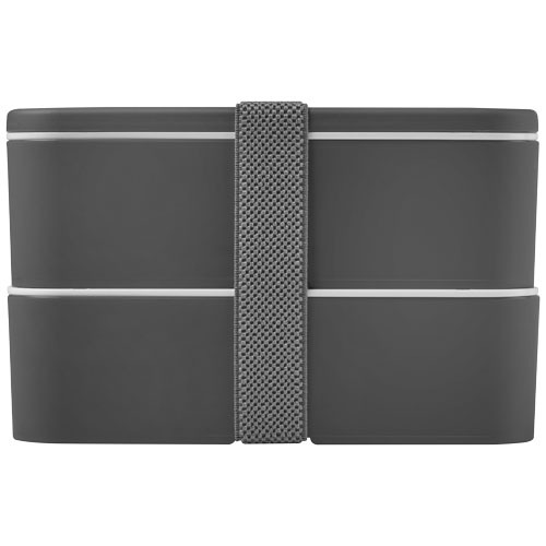 MIYO dwupoziomowe pudełko na lunch Szary 21047082 (2)