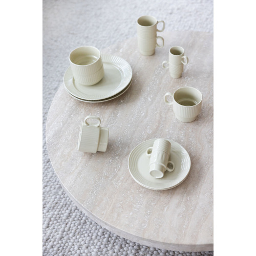 Talerz COFFEE & MORE 27 cm, beżowy Beżowy 5018568- (2)