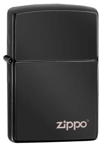 Zapalniczka Zippo Classic z logo Czarny połysk ZIP60001246 