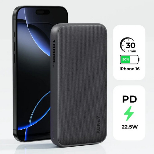Power bank 10000 mAh Aukey Czarny VAM13-03 (6)