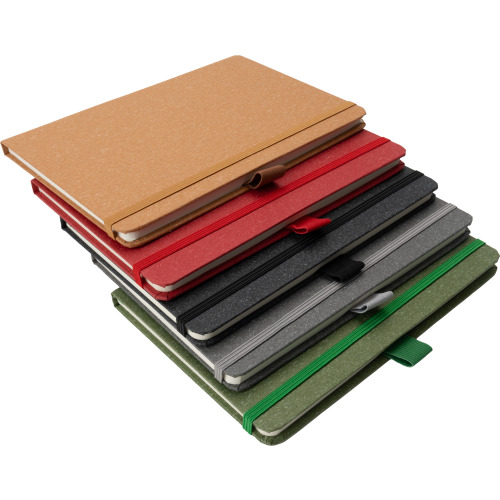 Notatnik A5 w kropki z papieru z recyklingu AGNESE Szary 2179907 (8)