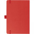 Notatnik A5 w linie z poliestru z recyklingu TEOFILO Czerwony 2377405 (5) thumbnail