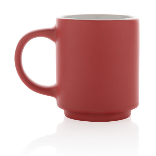 Kubek ceramiczny 180 ml Czerwony P434.074 (6)