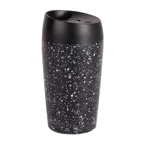 Kubek podróżny Sagaform Loke Splash 240ml Czarny / biały LT52105-N0201 