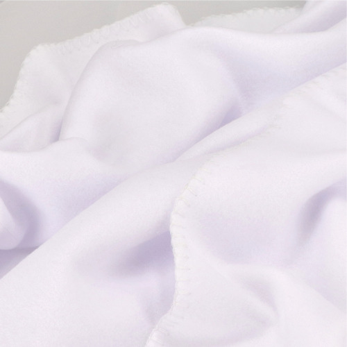 Koc polarowy OEKO-TEX®  sublimacja 130 x 170 cm 290 g/m² Biały LT90102-N0001 (2)