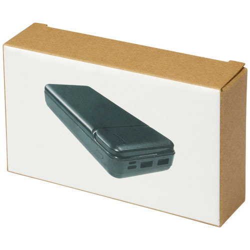 Loop powerbank o pojemności 20 000 mAh z tworzyw sztucznych pochodzących z recyklingu Czarny 12432290 (2)