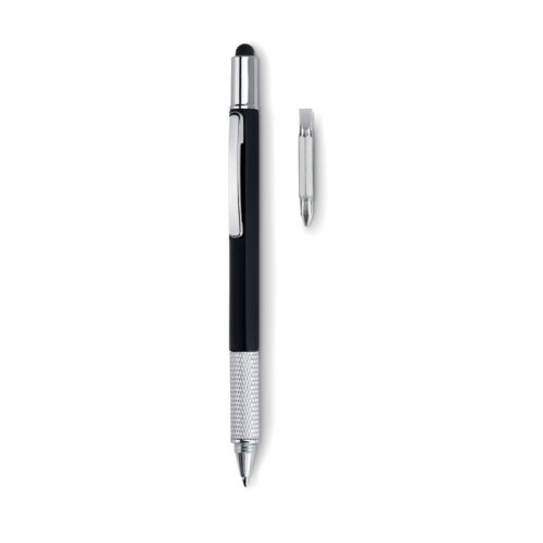 Długopis poziomica z linijką czarny MO8679-03 (1)