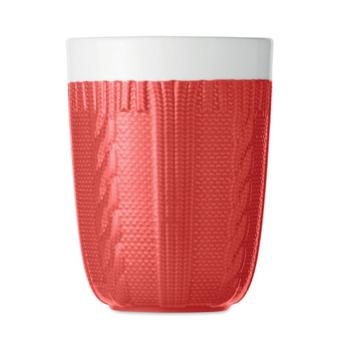 Kubek ceramiczny 310 ml czerwony MO6321-05 (1)