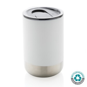 Kubek termiczny 360 ml, stal nierdzewna z recyklingu white