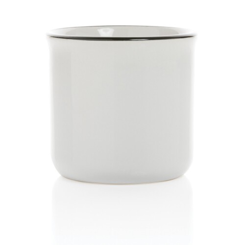 Kubek ceramiczny 280 ml biały, biały P434.033 (3)
