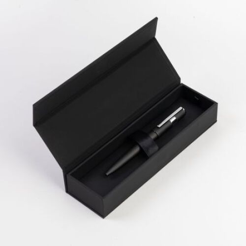 Długopis Gear Pinstripe Black / Rosegold Czarny HSV2854A (2)
