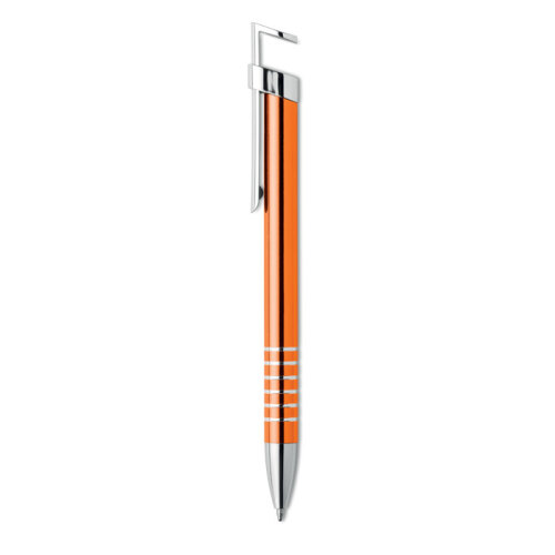 Długopis z uchwytem na telefon pomarańczowy MO9497-10 