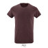 REGENT F Męski T-Shirt 150g melanż czerwonobrunatny S00553-HX-L  thumbnail