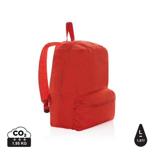 Plecak Impact AWARE™, bawełna z recyklingu czerwony P762.994 (6)