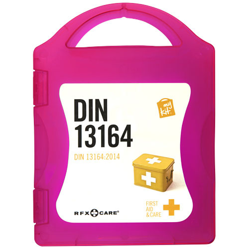 MyKit Zestaw Pierwszej Pomocy DIN Przezroczysta magenta 1Z253105 (3)