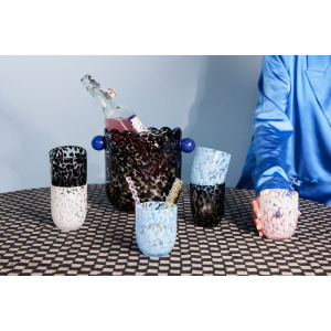 MESSY SZKLANKA 2-PACK, CZARNY