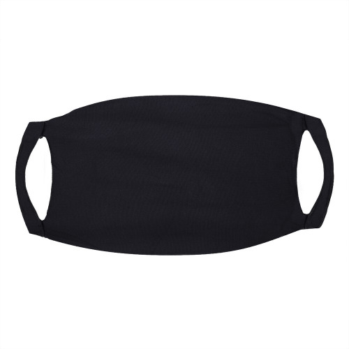 Maseczka wielokrotnego użytku z miejscem na filtr i jonami srebra Czarny V6992-03 (2)