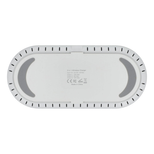 Ładowarka bezprzewodowa 3w1 15 W kompatybilna z telefonami /Apple Watch/AirPod Biały LT95560-N0001 (9)