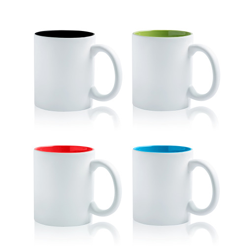 Gumowany kubek ceramiczny, 325 ml / Matte Popmug Tourquise Blue IP37005963 (7)