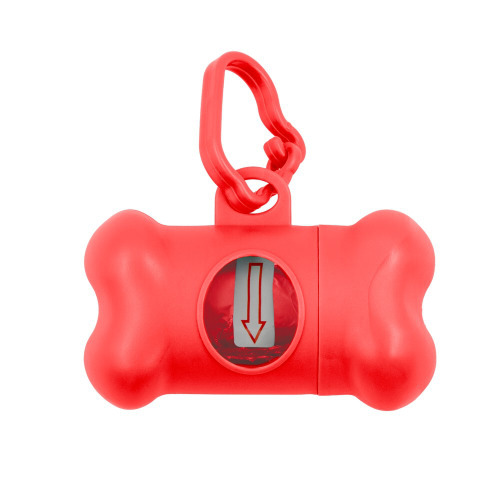 Zasobnik z woreczkami na psie odchody | Zoga Czerwony VA075-05 (2)