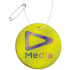 Okrągła, lekka, odblaskowa zawieszka RFX™ H-16 z PVC, średnia Neonowy żółty 1PR12913 (1) thumbnail