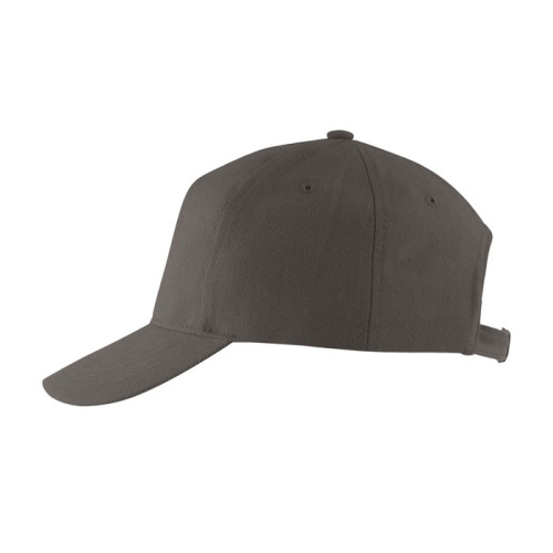 LONG BEACH Czapka 5 pan. Szary Węglowy S00594-GC-M (1)