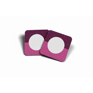 Podkładka beermat 10x10 cm - dwustronna