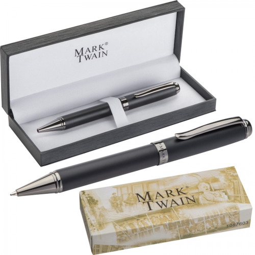 Długopis metalowy Mark Twain MARCOS Czarny 1057603 (1)